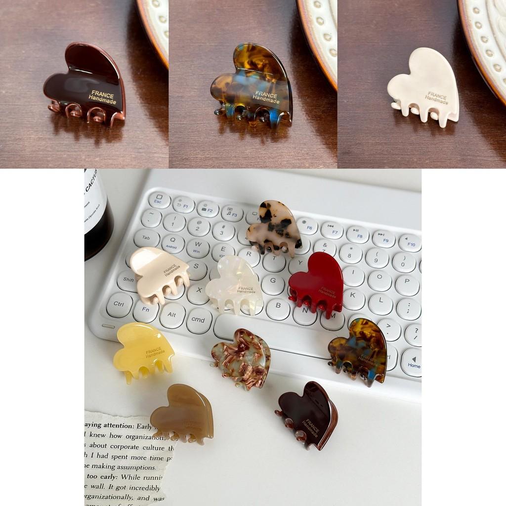 Fashionable Korean Small Heart Claw Clip Premium Quality Stylish Hair Accessories