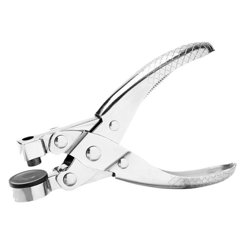 Leather Hole Punch Pliers for Watch Straps and Belts with Transparent Packaging Bag