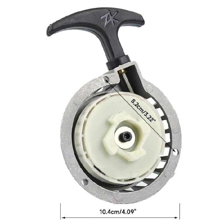 

Aluminum Pull Start Starter Recoil Part For 47 49cc 2 Stroke Dirt Bike Motocross 104mm