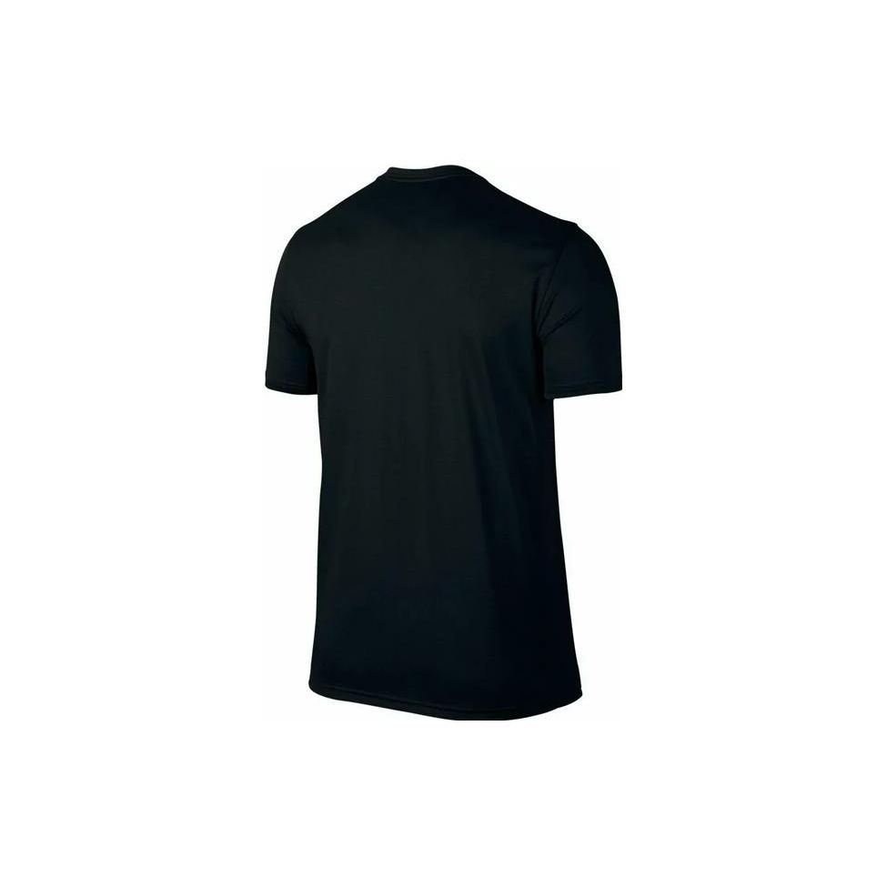 Nike Solid Color Crew Neck Logo Short Sleeve T-Shirt Men Tops Black 718833-010