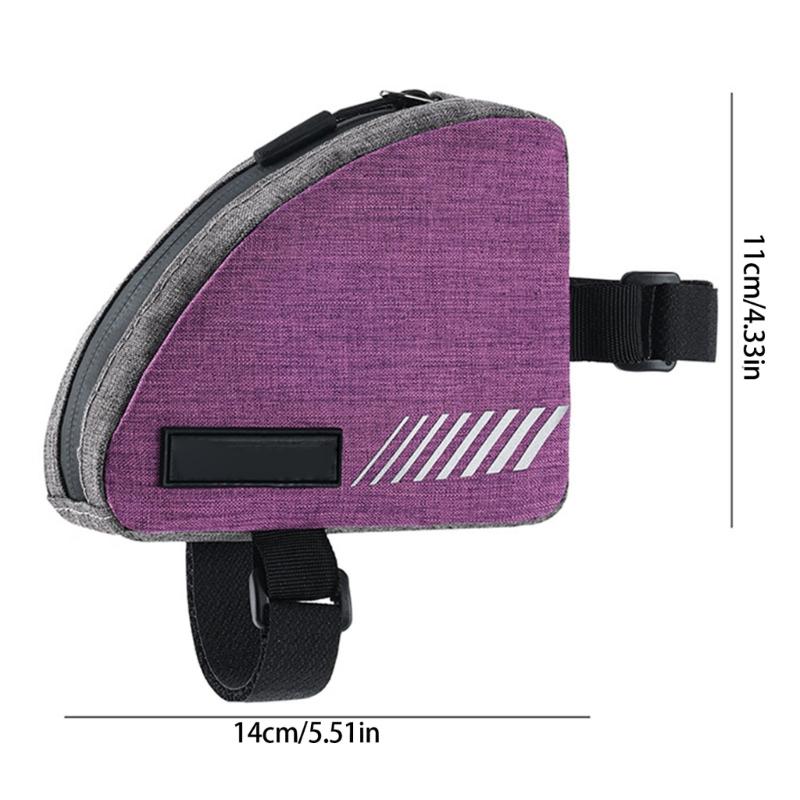 Detachable Bike Frame Bag Removable Strap Handlebars Bag Rainproofed Bicycles Bag Commuters Bike Accessories