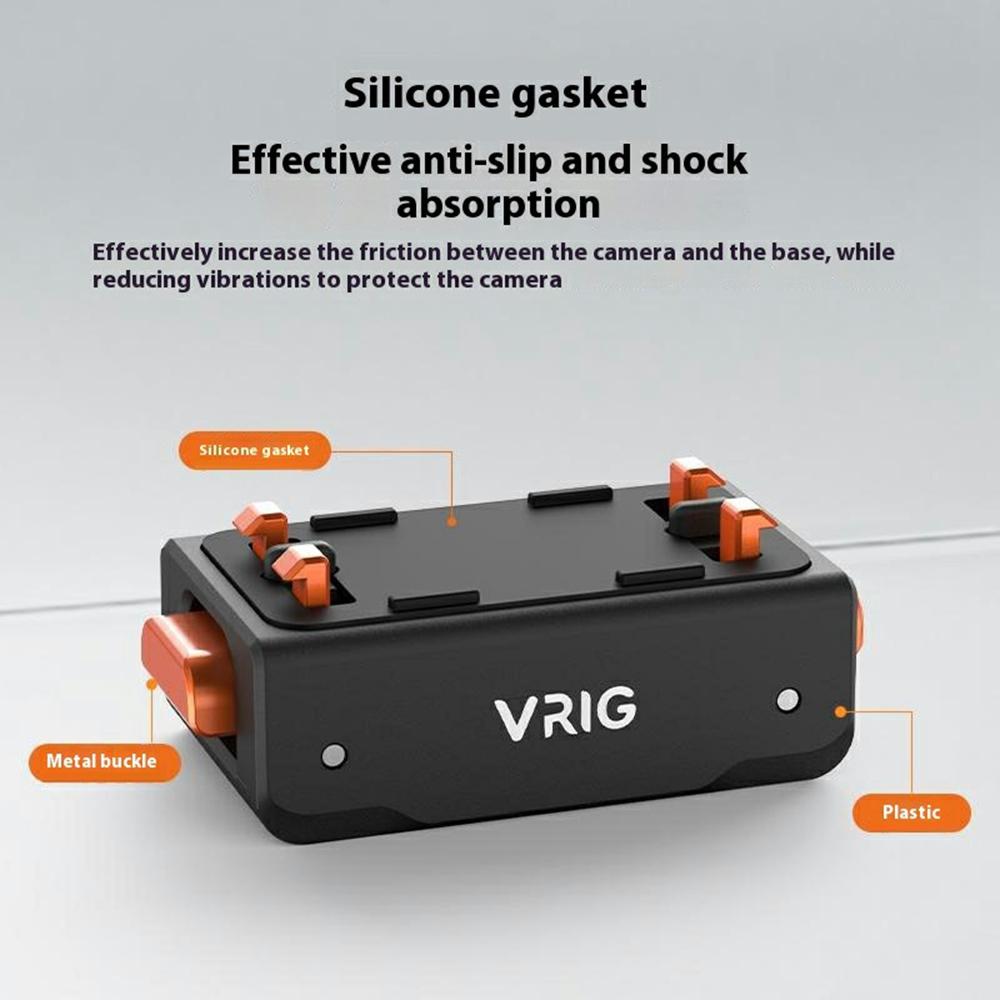 VRIG AC-42 1/4 Inch Base for Insta360 Ace Pro 2/Ace Pro/Ace Enhanced Button Feel Reduced Shake