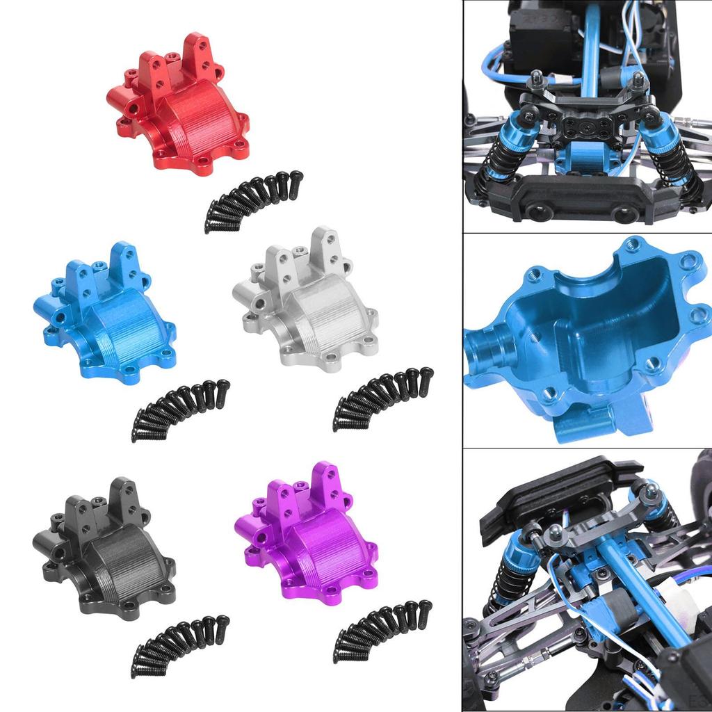 Aluminum Alloy Front Gear Box Cover Gearbox Transmission Case Diff for 1:14 H14BM 14210