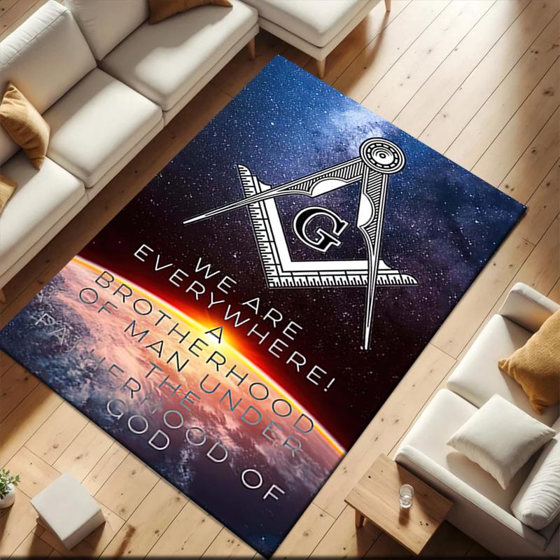2026 New Style Illuminati All-Seeing Eye Carpet Rug for Living Room Bedroom Home Sofa Decoration,Kids play Non-slip Floor Mat