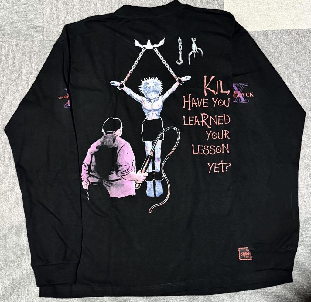[USED] Extremely Rare Hunter X Hunter Killua Anime T-Shirt Long Sleeve XL