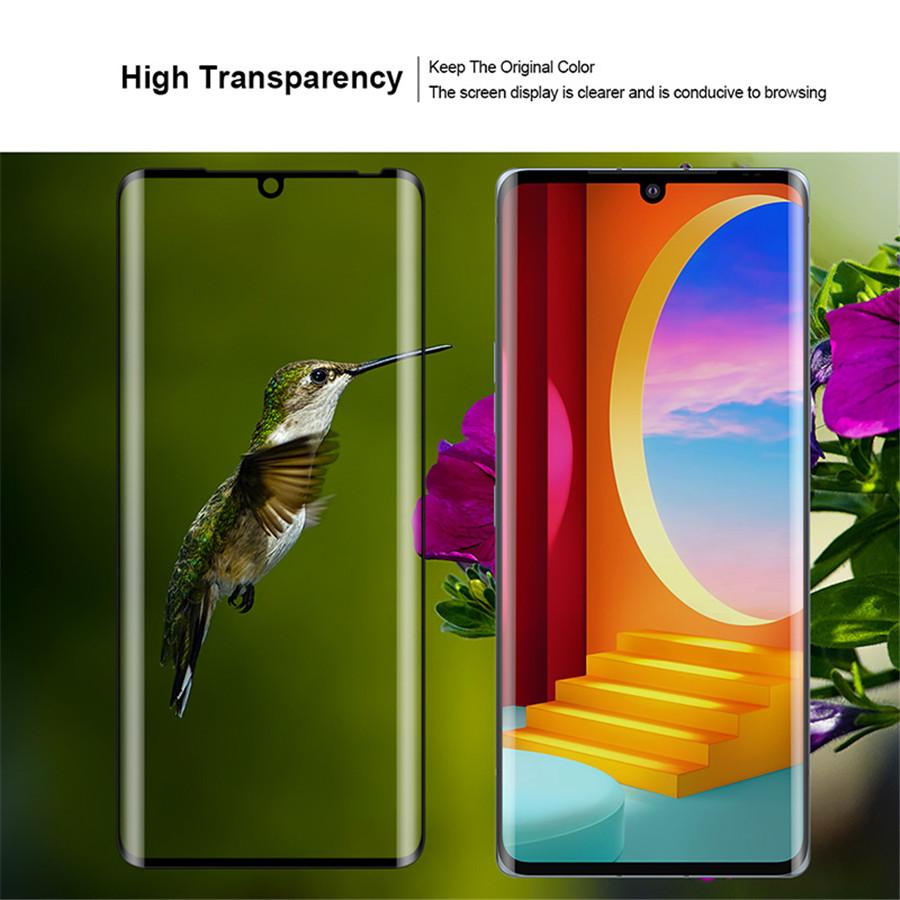 For LG Velvet 5G Caseswill 3D Curved Edge Tempered Glass Film Screen Protector