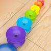 Rotating Rainbow Stacking Toys Ferrule Stacking Blocks Baby Toy  Color Size Cognition