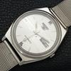 Seiko 5 AUTOMATIC VINTAGE 6309A JAPAN MENS SILVER COLOR DIAL WATCH A701204-5 R206a-a701204