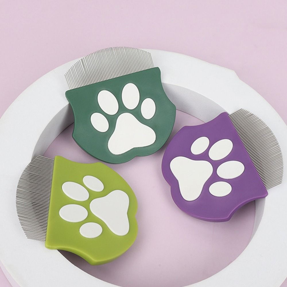 Handheld Pet Grooming Comb Curved Cats Massage Comb Pet Detangling Brush  Remove Short Hair