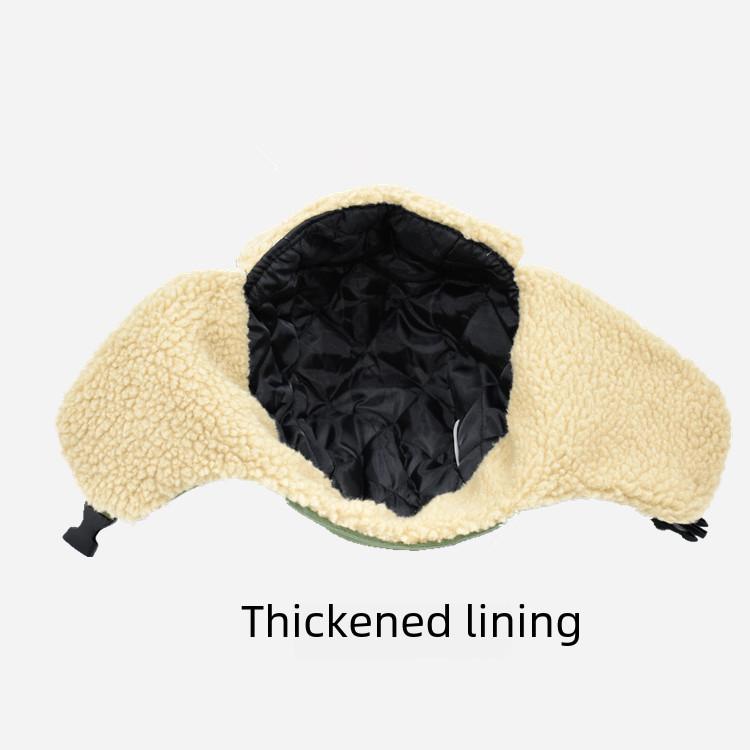 Winter Aviator Hat With Ear Flaps Cotton And Warm For Men And Women