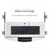 Thickened Under Desk Keyboard Tray Adjustable Slide Keyboard Stand Keyboard Storage Drawer  Home