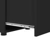 Bathroom Cabinet Black 40.5 X 40 X 44 Cm Particleboard