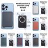 Magsafe Card Holder Wallet With Magnetic Stand For Phone And Desk Organization