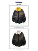 2025 Winter Unisex Trendy Color Block Stand Collar Puffer Jacket for Teens & Couples