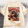 Professional Rawdogger Funny Meme Hot Dog Skeleton Graphic T Shirt Gothic Women Short Sleeve Tshirt Tops Aesthetic Clothes