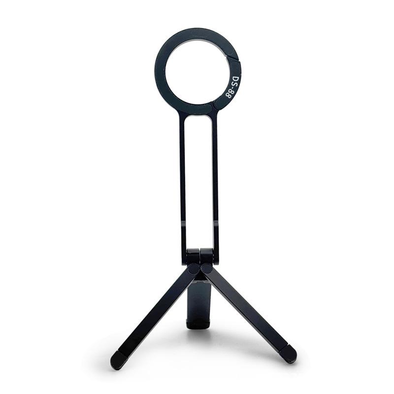 

Aluminum Carabiner Phone Holder & Tripod: Magnetic, Multi-functional, Portable for Outdoor Shooting & Live Streaming.