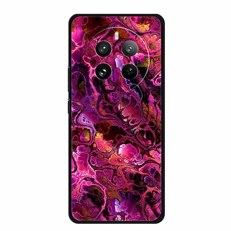 For Realme 12 4G Case Realme12 5G Silicone Pained TPU Lovely Coque for Realme 12 Pro 5G Cover Realme 12 Pro+ Funda Realme12 Plus