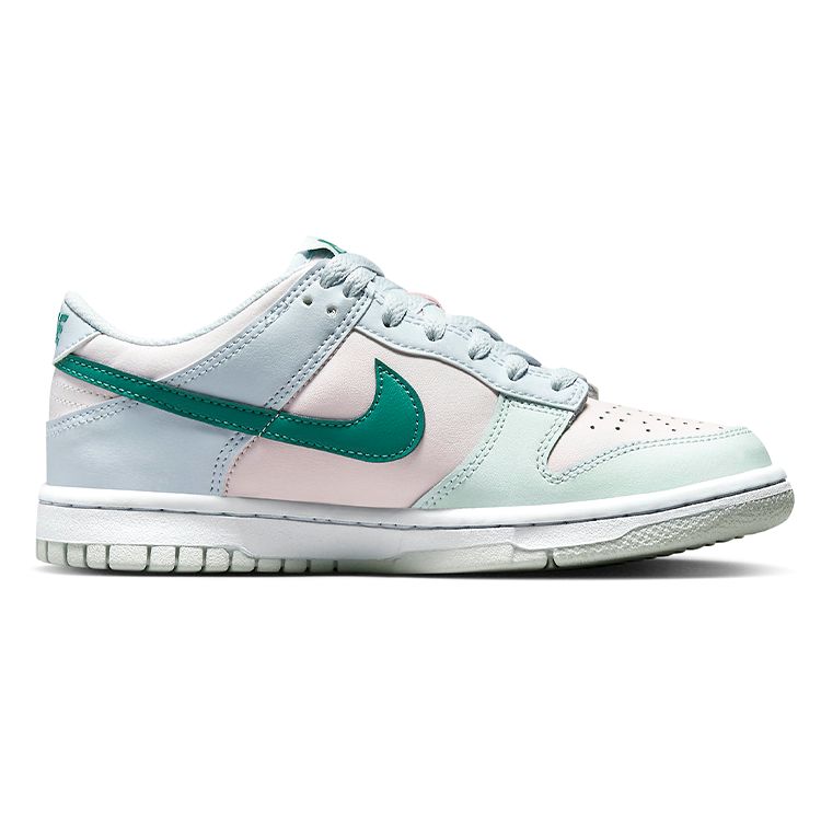 Nike Dunk Low GS Football Grey Mineral Teal Pearl Pink FD1232-002