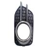 2pcs Car Front Bumper Fog Light Grille Cover Trim ABS Fog Lamp Bezel 5N0853665J for VW Tiguan 2012 2013 2014 2015 2016 2017 2018