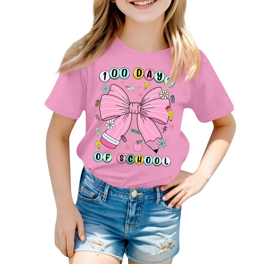 Tričko 100 dní ve škole Dětské Batole Chlapci Dívky Tričko ke 100. dni školy Tričko pro mateřskou školu Topy