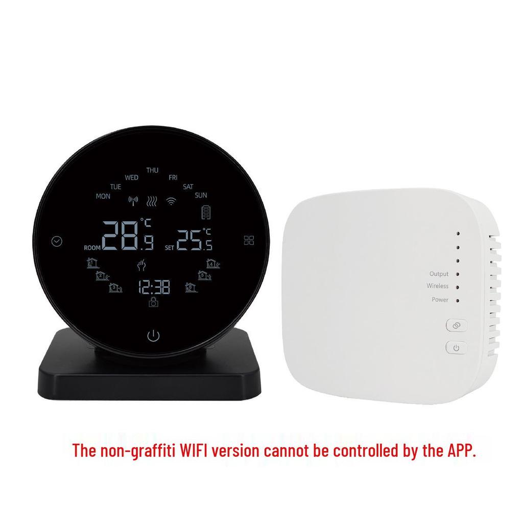 Smart WiFi Wall Thermostat with Voice Control for Underfloor Heating and Temperature Adjustment via Doodle App