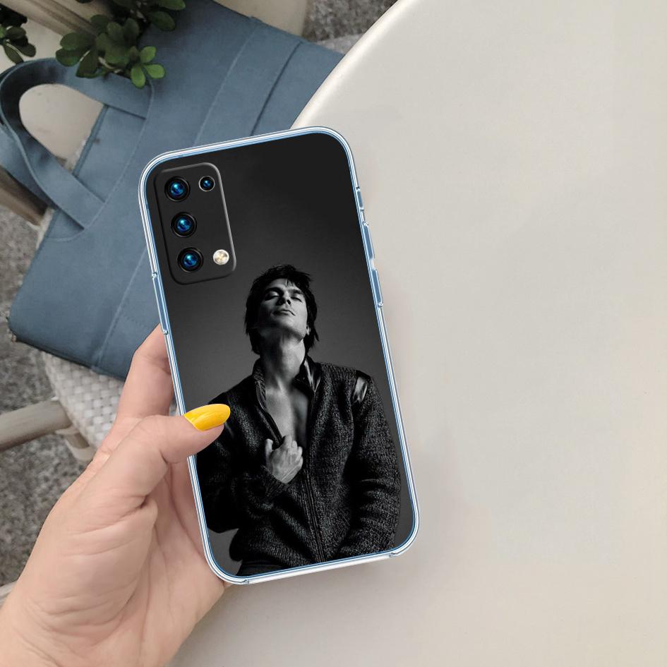 Vampire Diaries Damon Transparent Phone Case for Motorola Moto G40 G04 G05 One Ace Action Fusion + Plus Hyper Macro Vision Zoom
