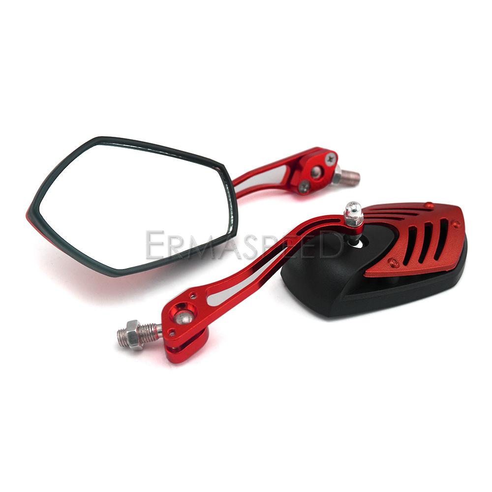 Oglinzi retrovizoare pentru motociclete Oglinzi retrovizoare laterale pentru ghidon universal reglabile de 22 mm pentru scuter E-bike