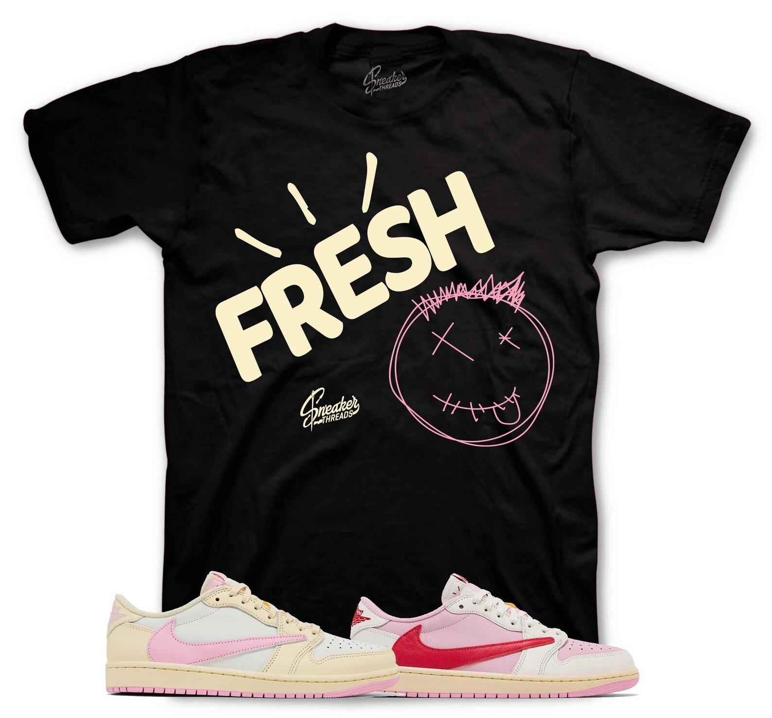 T-Shirt to Match Retro 1 Shy Pink Travis Lows - Fresh Sneaker tee 2XL