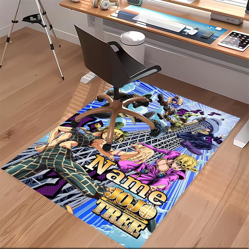 Custom Personalization JoJo's Bizarre Adventure Print Area Rug - Soft, Washable Non-Slip Indoor Mat,Living Room,Home&Office Decorative Rug