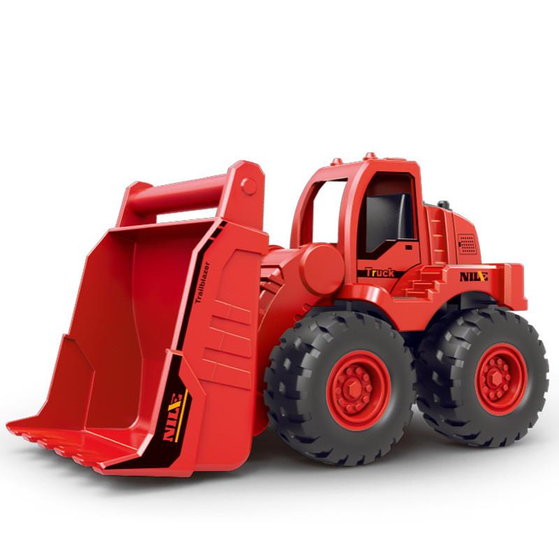 Excavator Bulldozer Kids Inertia Construction Car Toy With Interactive Component