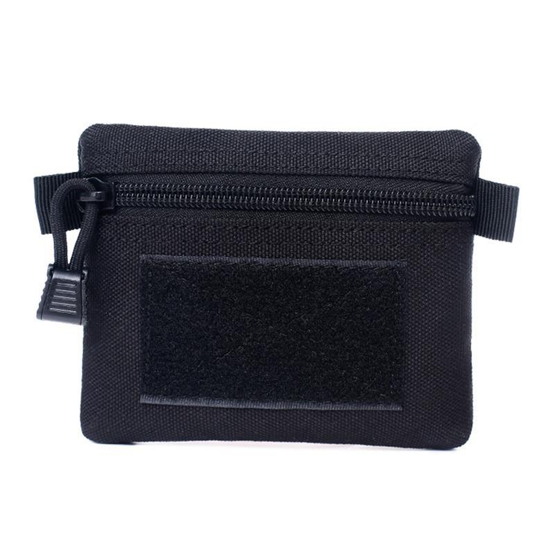 1000D Nylon Outdoor Camping EDC Molle Wallet Waterproof Portable Travel Zipper Waist Pouch for Camping Hiking Hunting EDC Pouch