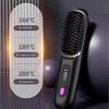 Cordless Negative-ion Hair Straightener Brush - Anti Scald Salon Styling Comb