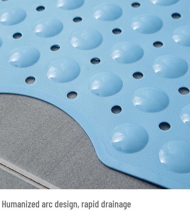 Eco-friendly PVC Anti-slip Bathtub and Shower Mat with Suction Cups