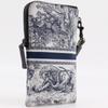Dior Dior Travel Multifunction Shoulder Bag Toile de Jui Pouch Black / white Nylon Women Used