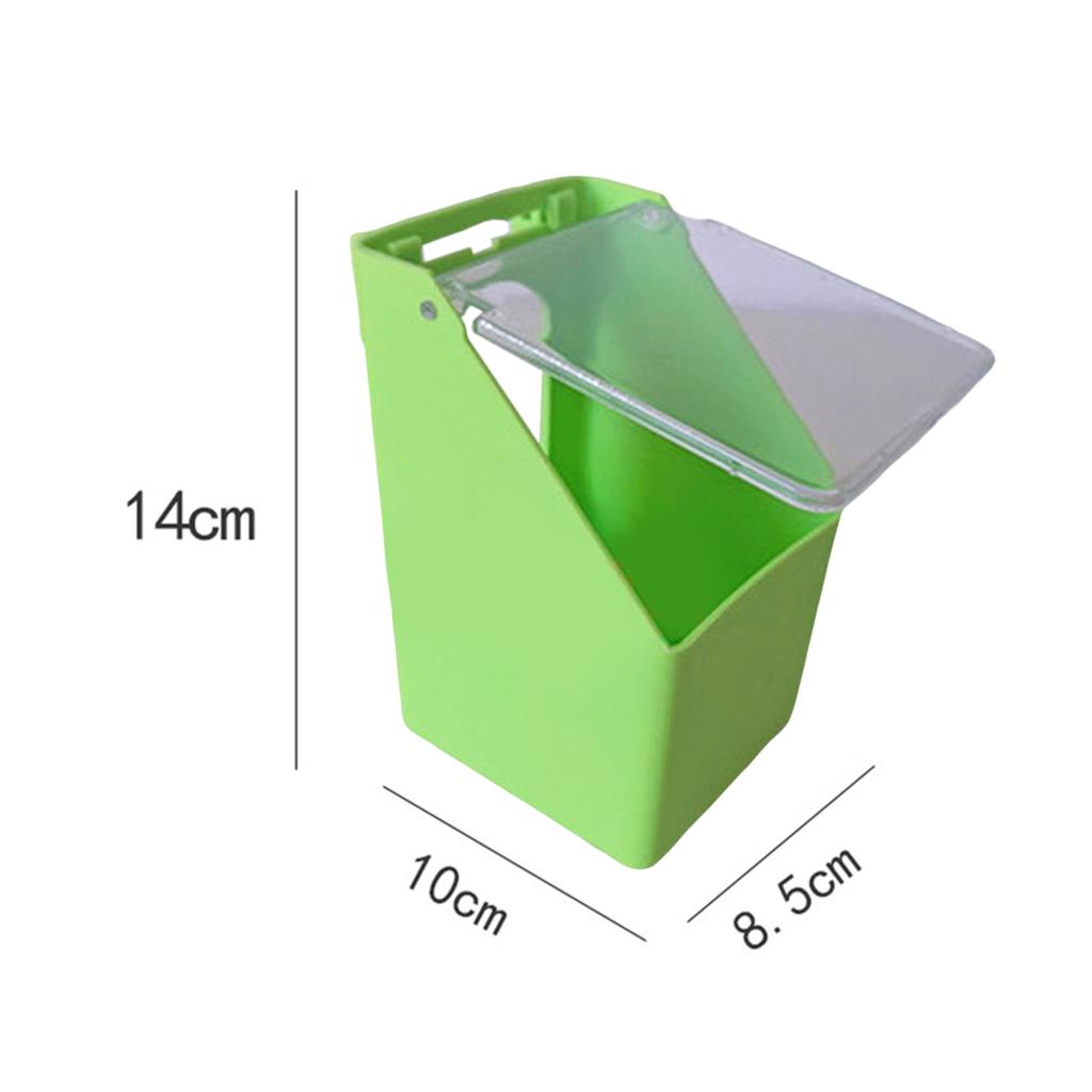 Pigeon Feeder Bird Food Feeding Hanging Box for Parrot Duck Poultry Cockatiel Budgie Bird Food Dispenser Supplies