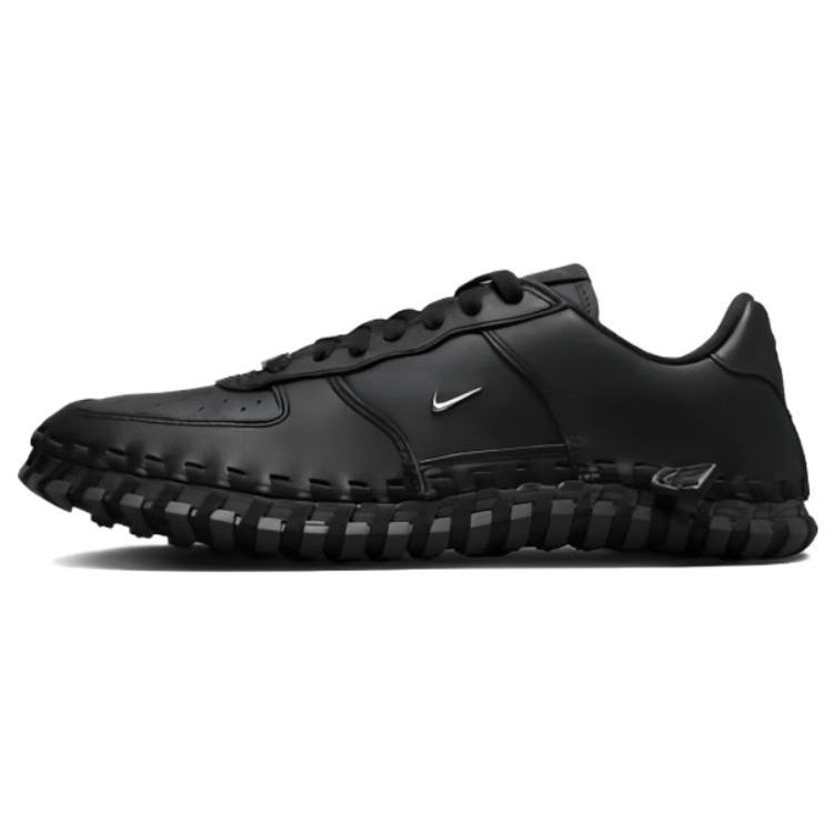 Jacquemus x Nike J Force 1 Low LX SP Черные женские кроссовки Металлик-серебристый DR0424-001 48.5