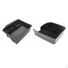 Car Center Console Organizer Tray Armrest Storage Box, Stowing Compartments, Auto Black