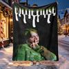 Billie Eilish Pattern Blanket for Home Decoration, Bed, Sofa, Car Travel, Camping, Suitable for All Seasons, Birthday Christmas Gift