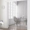 Solid Color Door Curtain Shiny Tassel Window Curtain Retro Crystal Beads String Curtain  Home Decor