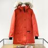 Large Size Winter Goose Women's Medium and Long Canadian Down Jacket