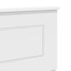 Headboard White Engineered Wood