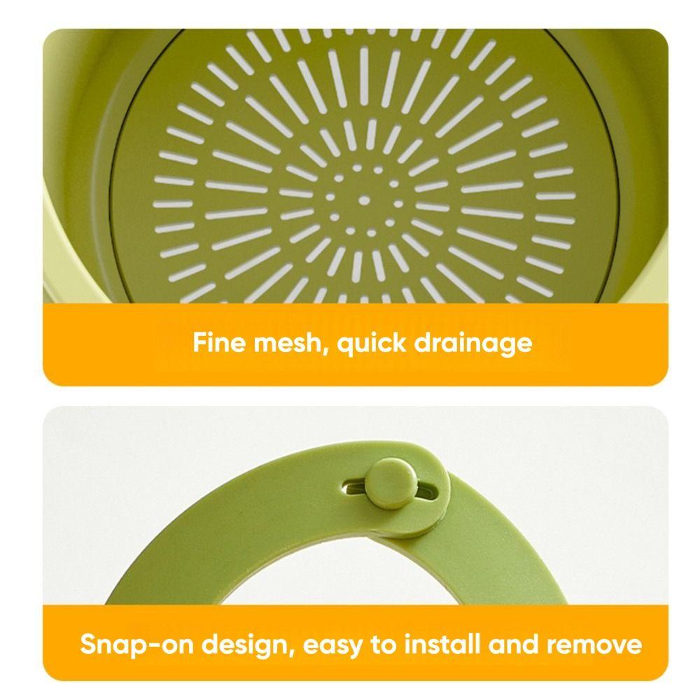 New Push-type Kitchen Sink Filter Basket Separate Anti-leakage Drain Bowl Versatile Hanging Bag Grid Racks