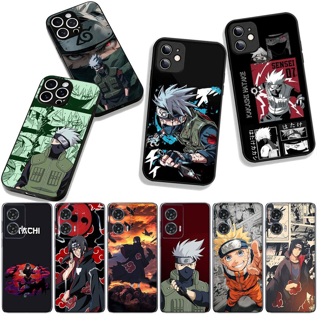 Kakashi Narutos Uchiha Itachi Case for Motorola Moto G04 G13 G14 G22 G23 G20 G32 G34 G35 G64 G82 G84 G53 G60 G72 E14 E15 E13