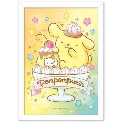 Sanrio Shining Pom Pom Purin 108 Parça Puzzle Çerçeve Paketi Yapboz, Çocuk Oyunları, Eğitici Oyuncaklar