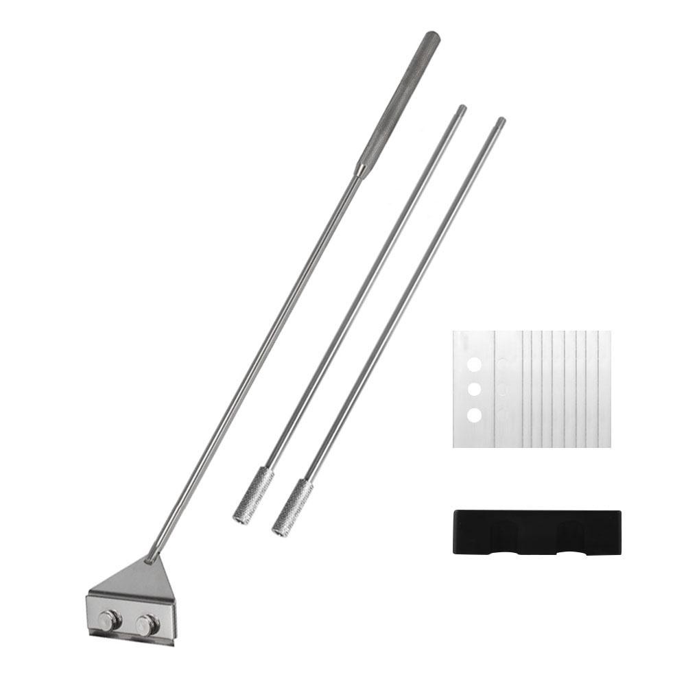 Stainless Steel Aquarium Algae Scraper Fish Tank Cleaner Keep Hands Dry Sharp Blade To Remove Algae