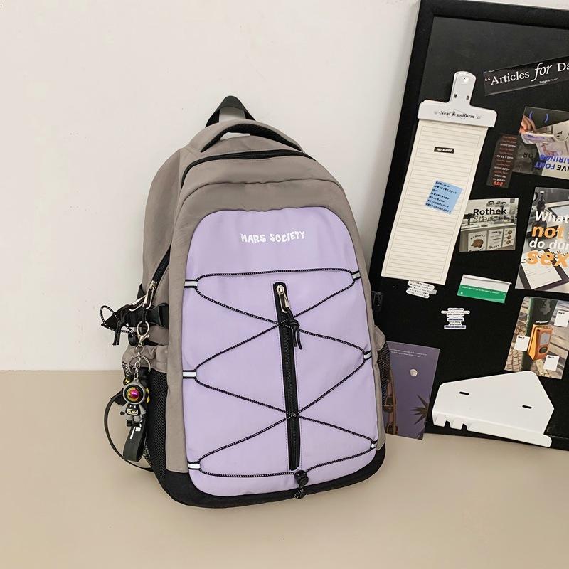 

Модный студенческий рюкзак для мужчин и женщин, для пары, для студентов колледжа, для старшеклассников, школьная сумка три в одном, сумка для путешествий на открытом воздухе