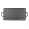 Rectangular Cast Iron Griddle & Fry Pan with Lid