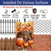 2D Flat, 1pc Thanksgiving Pumpkin Bird Farmhouse Wall Aluminum Sign, Thanksgiving Party Decor, Dining Room Wall Art, Kitchen Farmhouse Decor, Fall