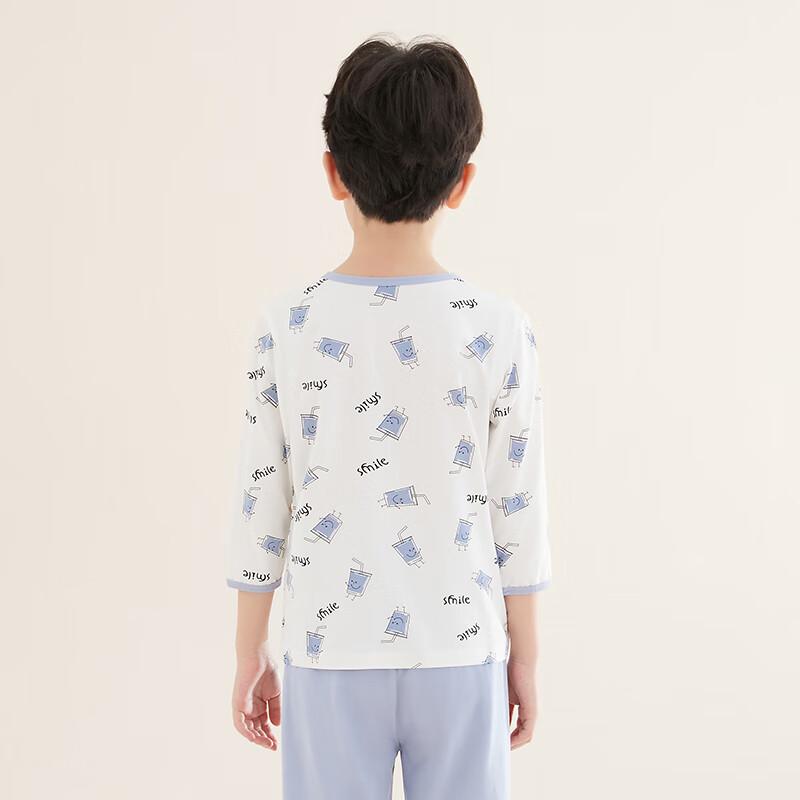 Unisex Kids' Summer Cotton Modal Pajama Set