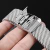 Milan Nise 1.0 Thick Line Double Buckle Watch Strap, Compatible with DW Stainless Steel Mesh, 20/22/24mm.